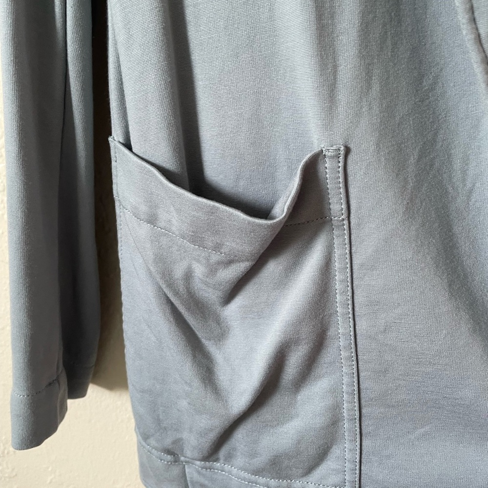 Athleta Eastbound Blazer Jacket Open Ponte Knit Business Casual Workwear Office - Picture 4 of 10
